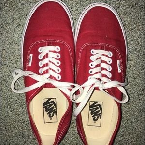 Red Vans